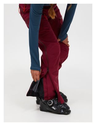 Pantalón impermeable Peak Performance Vislight GTX C-Knit Rosa Mujer