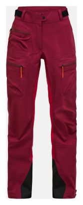 Pantalón impermeable Peak Performance Vislight GTX C-Knit Rosa Mujer