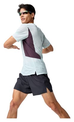 Brooks High Point 2.0 korte mouwen shirt blauw heren