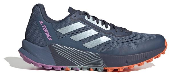 Women's Terrex Agravic Flow 2 Blue Pink Orange Trail Running Shoes |  Alltricks.com