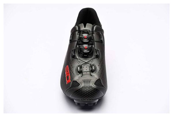 Zapatillas MTB Sidi Tiger 2 Edición Limitada Gris Antracita / Rojo