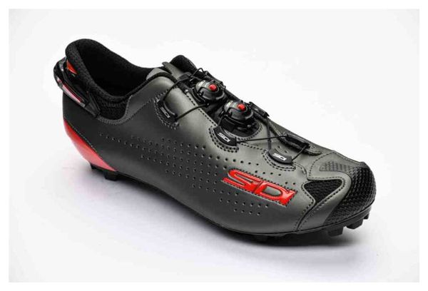 Sidi Tiger 2 MTB Shoes Limited Edition Grey Anthracite / Red