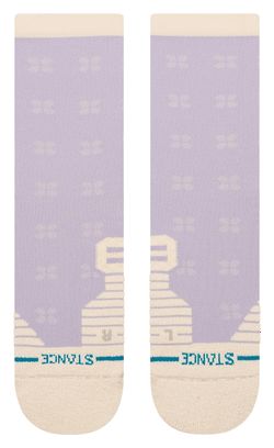 Calzini Stance Mid Crew Latta Viola/Beige