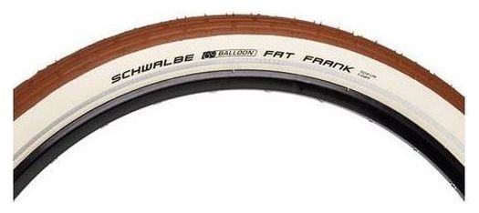 SCHWALBE FAT FRANK 28X2.00 / 50-622 Mm Buitenband - Bruin / Crème