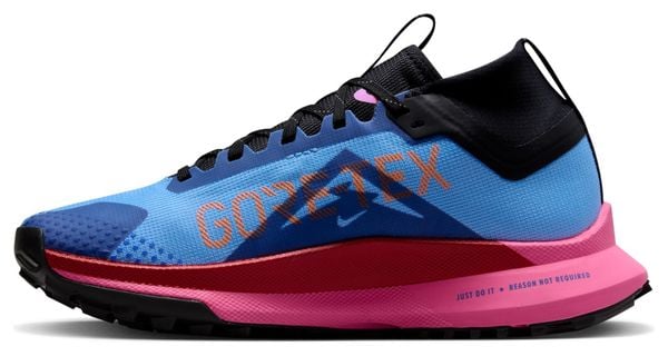 Damen Trailrunningschuhe Nike React Pegasus Trail 4 GTX Blau Pink