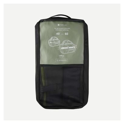 Duffeltas Forclaz 40/60L Duffel 500 Extend Groen