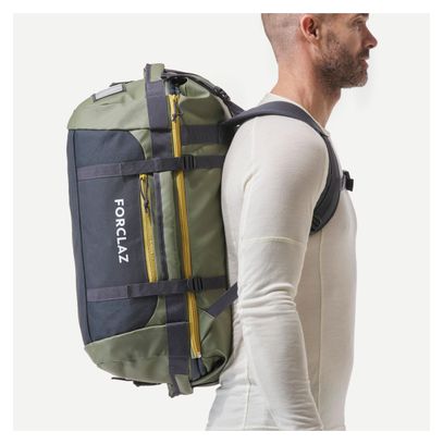 Duffeltas Forclaz 40/60L Duffel 500 Extend Groen