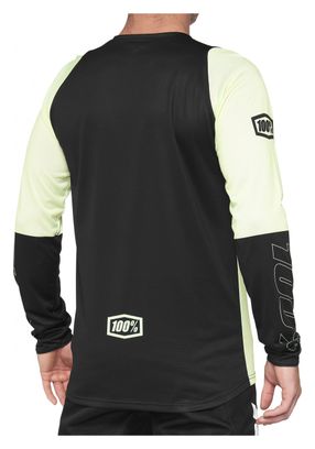 100% R-Core Jersey Yellow / Black Long Sleeve Jersey