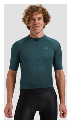 Maillot Manches Courtes Vélo Rogelli Essential II Vert Homme
