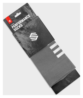 Chaussettes vélo Cyclisme Homme et Femme S1 Gray Saas Gris Argenté
