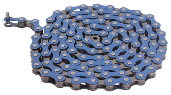 BMX CHAINE BLEU 1/2 x1/8  ACIER KHEBIKES