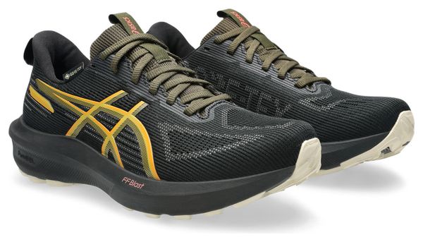 Asics GT-1000 14 GTX Running Shoes, Black/Khaki, Women's