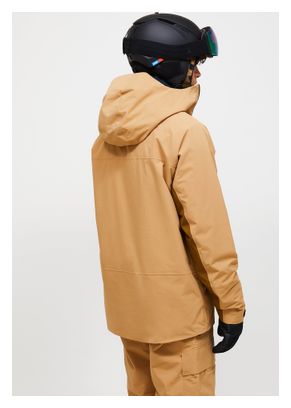 Heren Peak Performance Edge HIPE Beige geïsoleerd jack