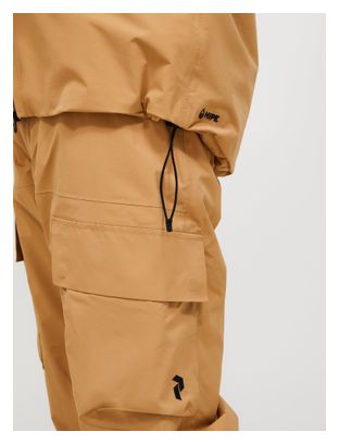 Heren Peak Performance Edge HIPE Beige geïsoleerd jack