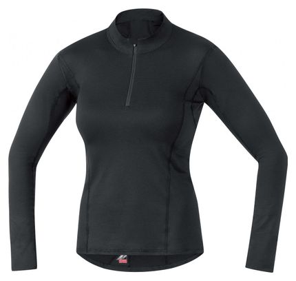 Maglia a maniche lunghe Gore M Thermo da donna con 1/4 di zip