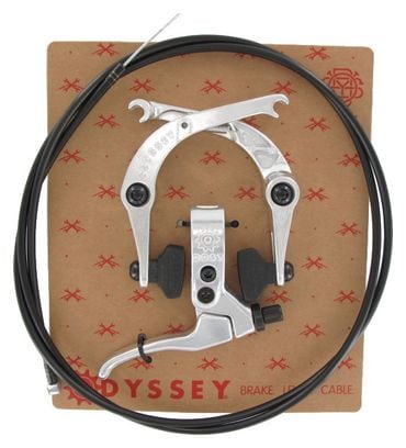 ODYSSEY Kit Frein Etrier+Levier+Cable SPRINGFIELD Argent