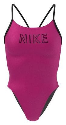 Traje de baño de una pieza Nike para mujer rosa