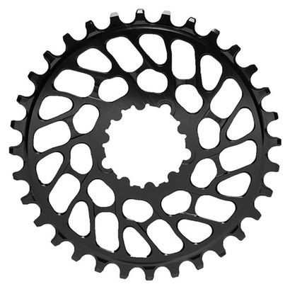 Plato AbsoluteBlack Round Narrow Wide Mono Direct Mount Super Boost para bielas Sram 12 S negro