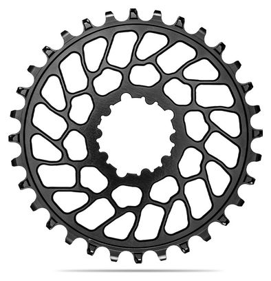 Plato AbsoluteBlack Round Narrow Wide Mono Direct Mount Super Boost para bielas Sram 12 S negro