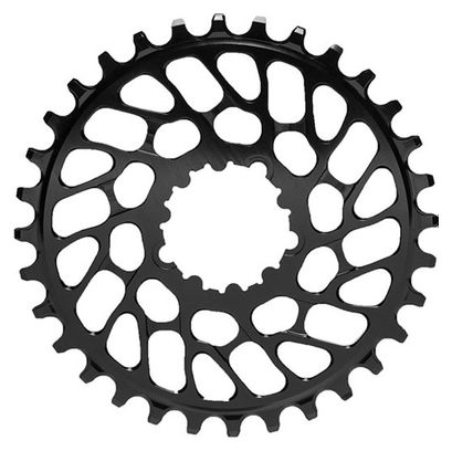 Plato AbsoluteBlack Round Narrow Wide Mono Direct Mount Super Boost para bielas Sram 12 S negro