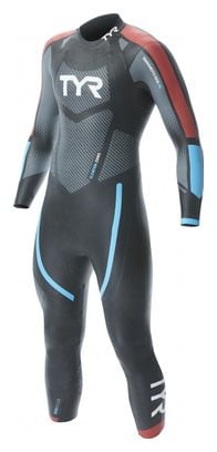 TYR Wetsuit Men Category 3 Wetsuit Black/Red/Blue