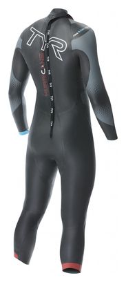 Combinaison Néoprène Homme TYR Catégorie 3 Wetsuit Noir Rouge Bleu