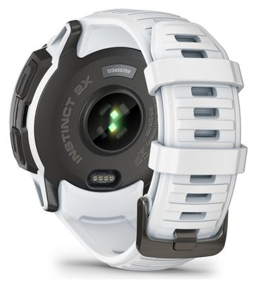 Montre GPS Garmin Instinct 2X Solar Blanc Whitestone