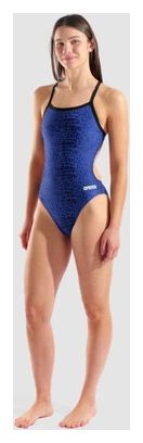 Costume da bagno intero Arena Leopardato Donna Blu 