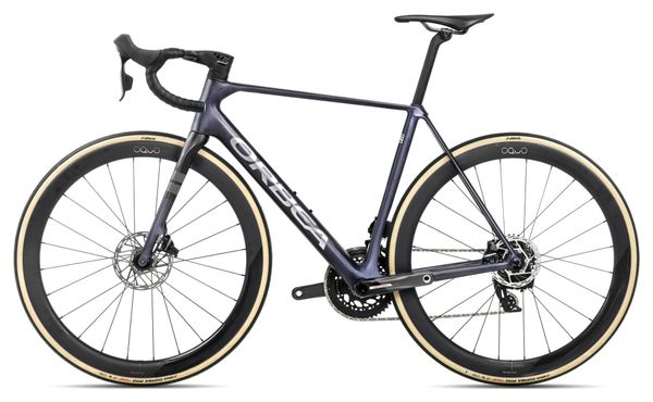 Vélo de Route Orbea Orca M21eLTD PWR Sram Force eTap AXS 12V 700 mm Bleu Violet Tanzanite Carbon Raw 2025