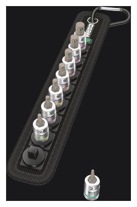 Wera-Jeu de douilles-embouts Zyklop avec fonct. de rete-Belt B 2