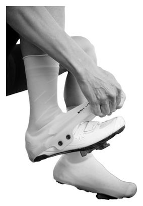 Pair of Velotoze High Silicone Snaps Shoe Covers Black