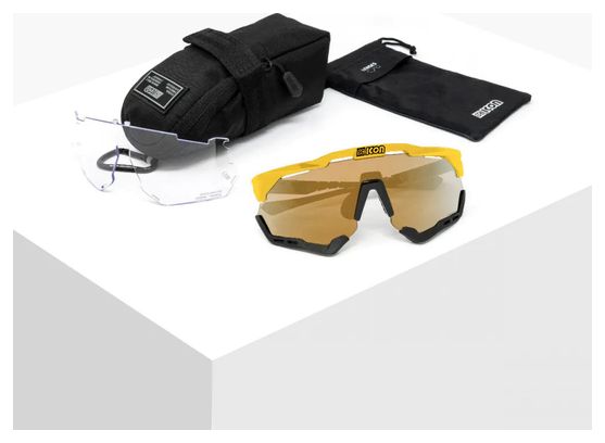 Lunettes SCICON Aeroshade Jaune Édition Tour de France