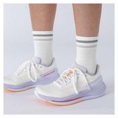 Chaussures Running Salomon Spectur Blanc Violet Femme