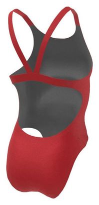 Einteiliger Badeanzug Women Nike Fastback Rot