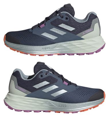 Chaussures Trail Running adidas Terrex Two Flow Bleu Rose Orange Femme