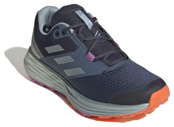 Chaussures Trail Running adidas Terrex Two Flow Bleu Rose Orange Femme