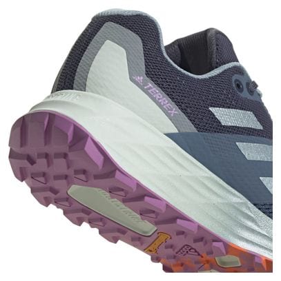 Women's Terrex Two Flow Blue Pink Orange adidas Trail Running Shoes