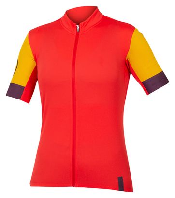 Maillot Manches Courtes Endura FS260 II Grenade Rouge