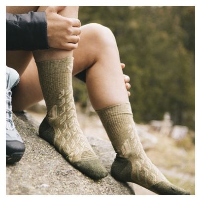 Chaussette randonnée femme  rafraîchissante pour l'été - Trekking Cool Crew Lady