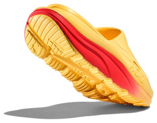 Hoka One One ORA Recovery Slide 3 Orange Red Unisex Shoes