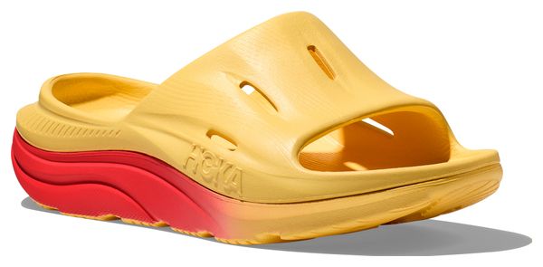 Hoka One One ORA Recovery Slide 3 Orange Red Unisex Shoes