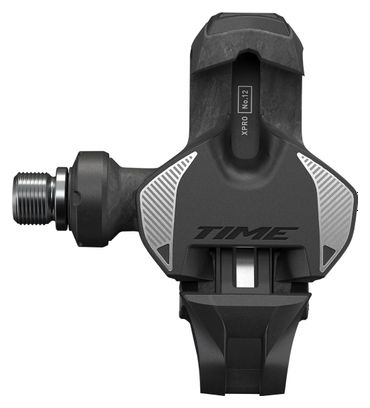 Time XPRO 12 Clipless Pedals | Q-factor 51 mm (Narrow) Carbon Black Silver