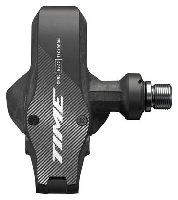 Time XPRO 12 Clipless Pedals | Q-factor 51 mm (Narrow) Carbon Black Silver