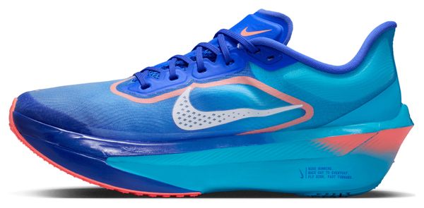Zapatillas de running Nike Zoom Fly 6 azul/rosa para hombre