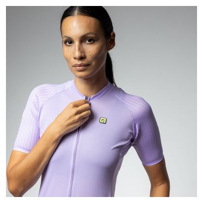 Damen Alé Silver Cooling Kurzarmtrikot Violett