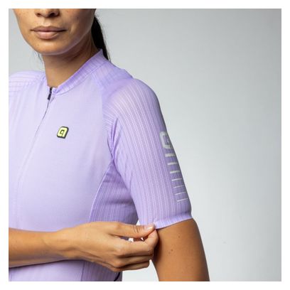 Damen Alé Silver Cooling Kurzarmtrikot Violett