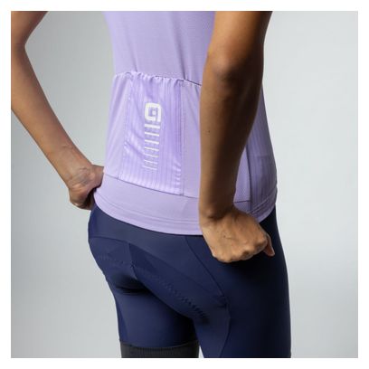 Damen Alé Silver Cooling Kurzarmtrikot Violett