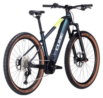 VTT Électrique Semi-Rigide Cube Reaction Hybrid SLT 750 Shimano XT 12V 750 Wh 27.5'' Vert Goblin 2023