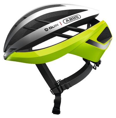 Casque Connecté Abus Aventor Quin Gris / Jaune Fluo