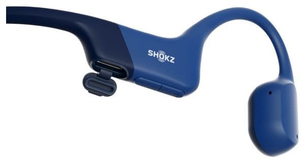 Casque à conduction osseuse Shokz OpenRun USB-C Bleu